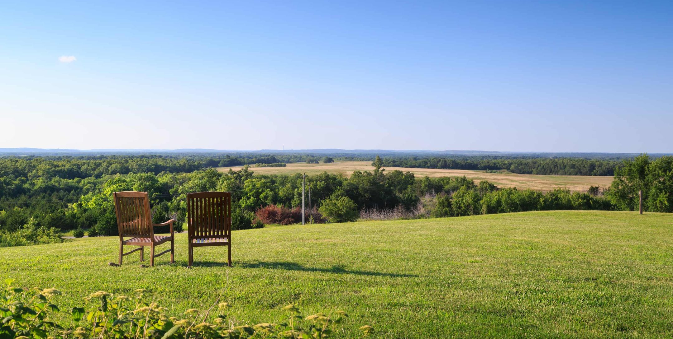 Country Meadow Room view at Kansas inn