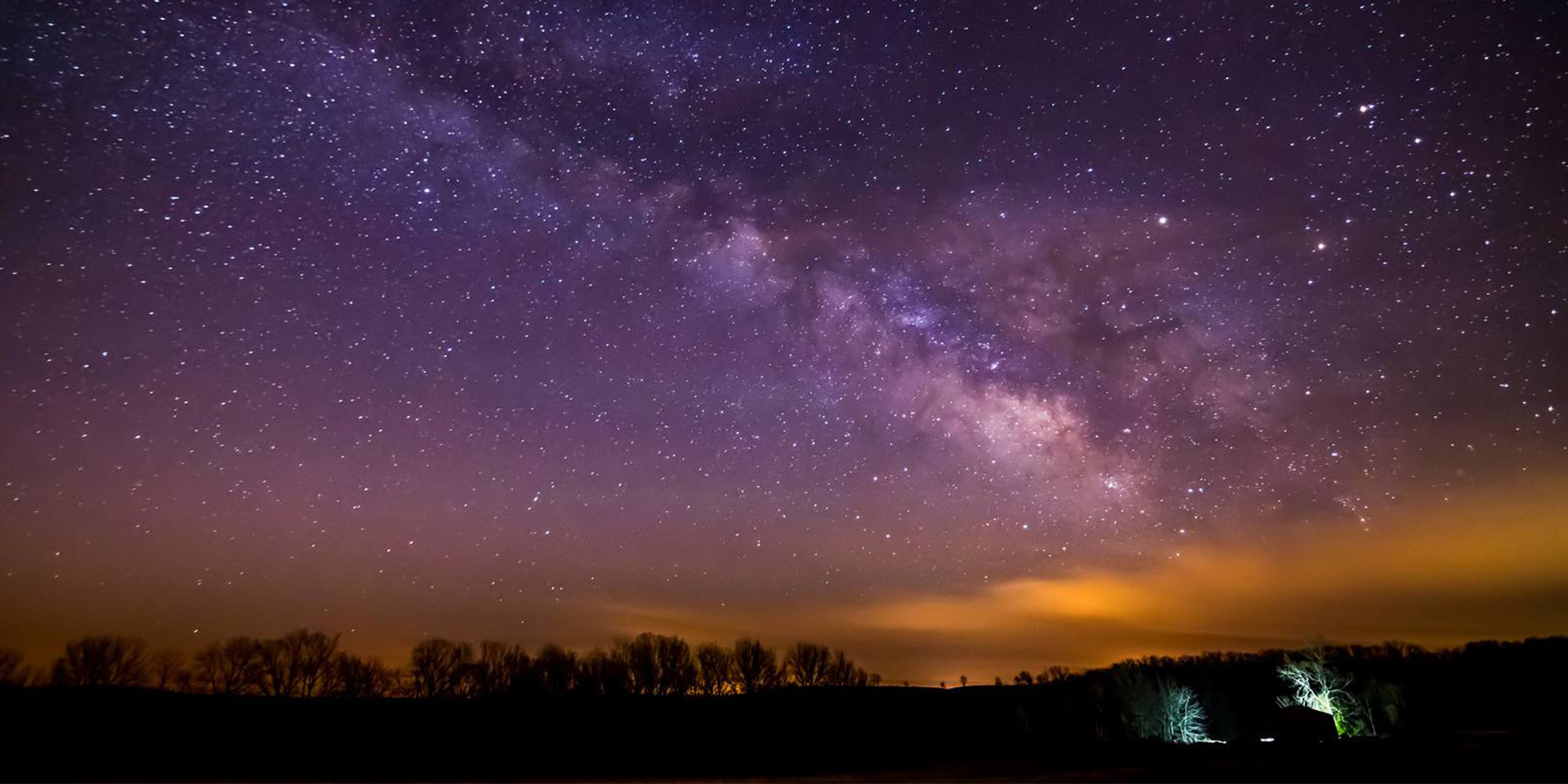 Photo of the Milky Way in the night sky