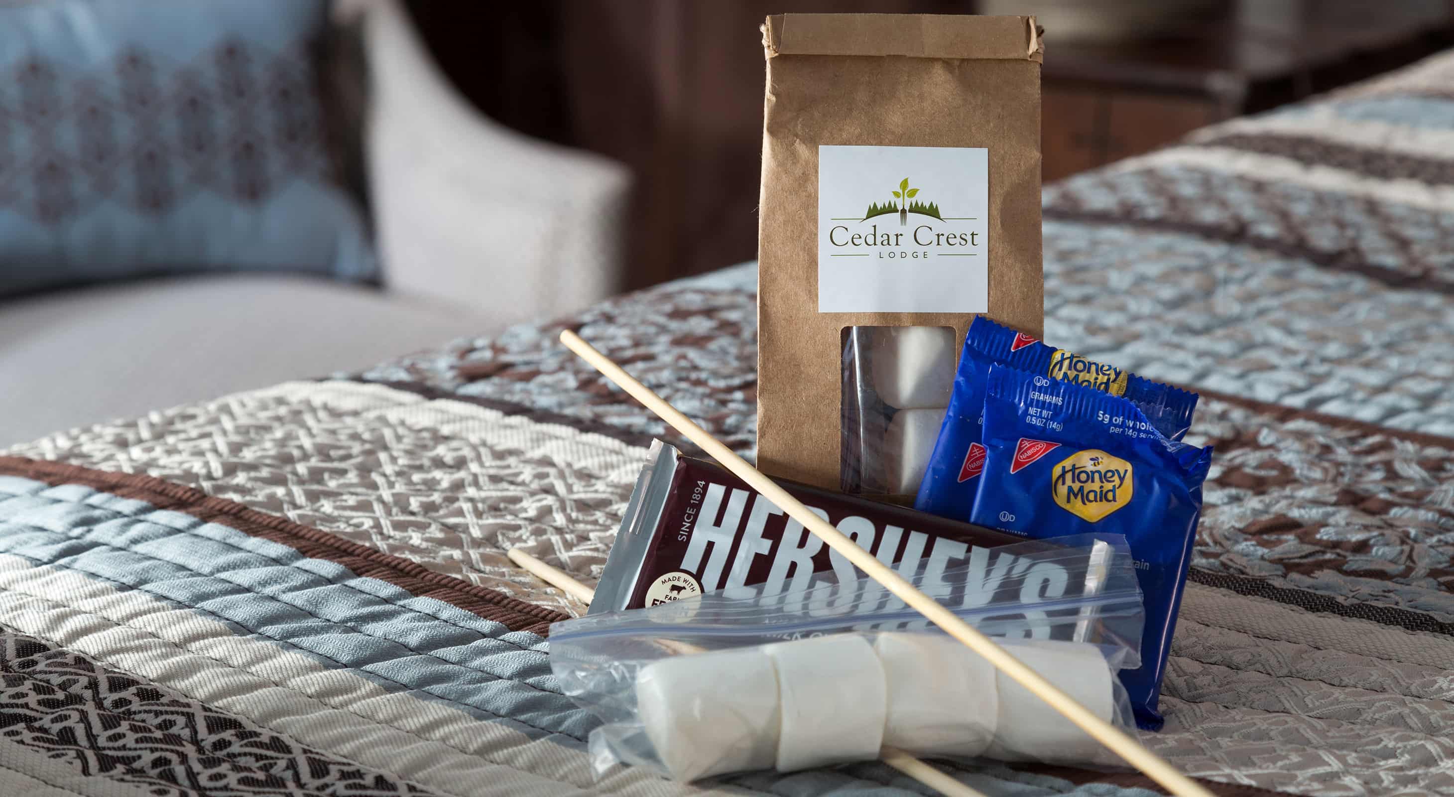 Champagne, chocolate-covered strawberries & flowers on a table outside during a romantic getaway in Kansas
