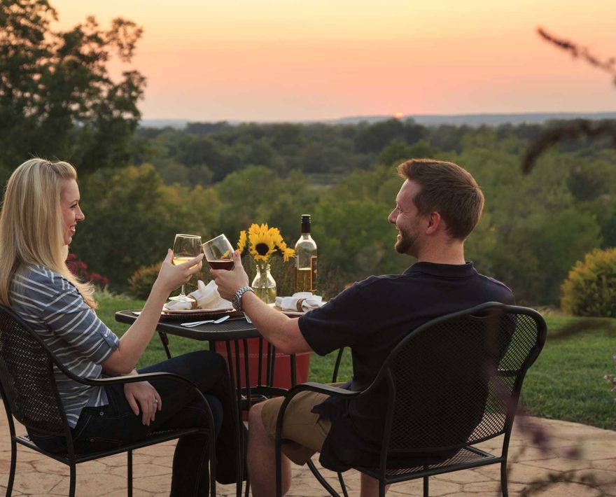 Romantic Sunset Toast