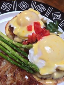 Crab Cakes Benedict at Kansas B&B