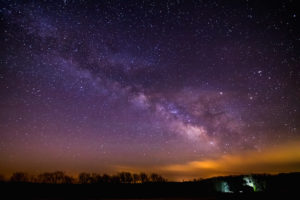 View of the Milky Way from our Kansas Bed and Breakfast