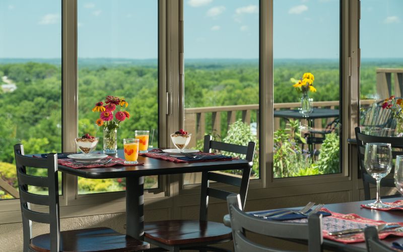 Breakfast at our Kansas B&B