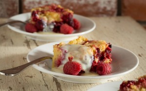 Berry cobbler at a restaurant near Kansas CIty