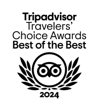 TripAdvisor badge showing Best of the Best in 2024